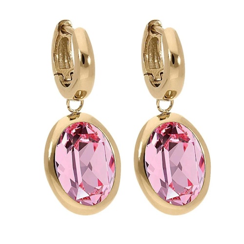 Серьги Qudo Creole TIVOLA small G light rose, 310507 R/G фото 3